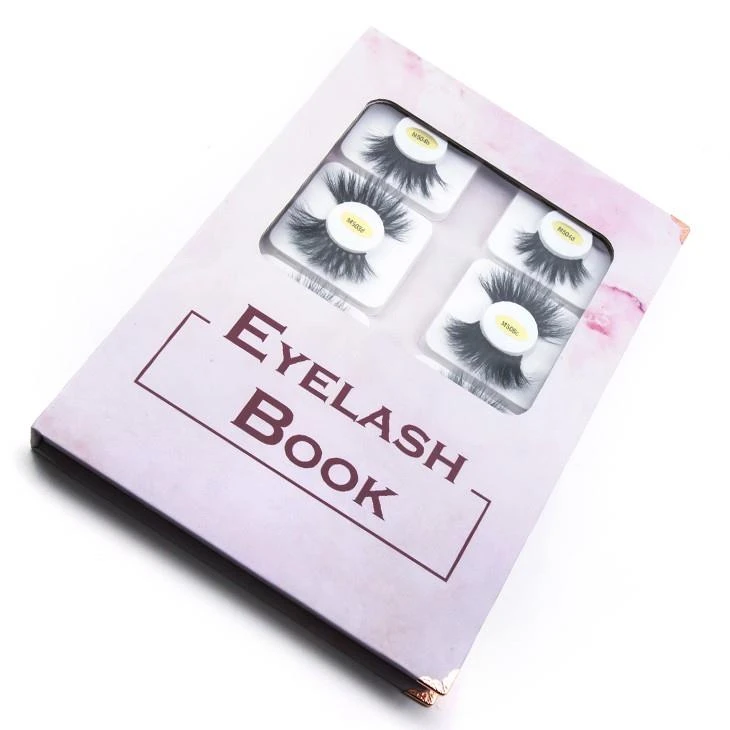 Elegant Eyelash Book Set Packaging Holder